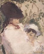 Edouard Manet Jeune fille et enfant (mk40) oil painting picture wholesale